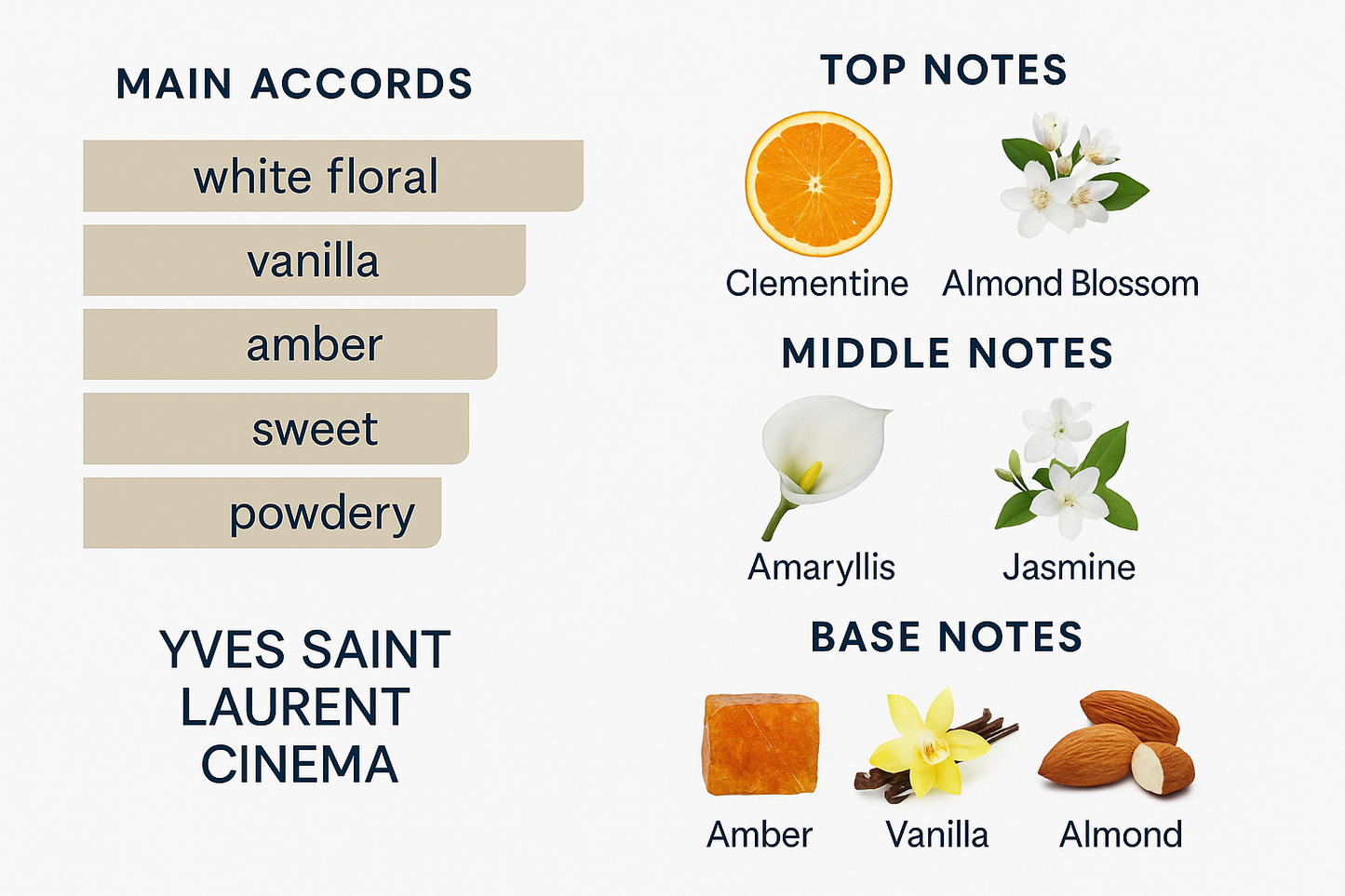 Yves Saint Laurent Cinema Eau de Parfum for Women 90ml.