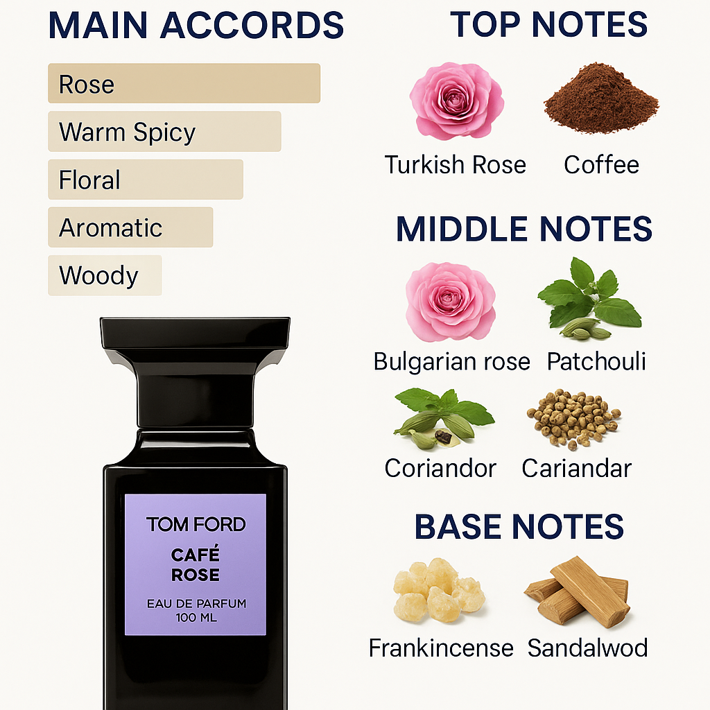 Tester Tom Ford Café Rose Eau de Parfum 50ml.