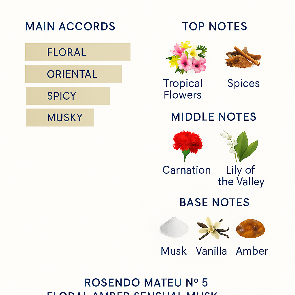 Five 5 by Rosendo Mateu Eau de Parfum 100ml (Tester)