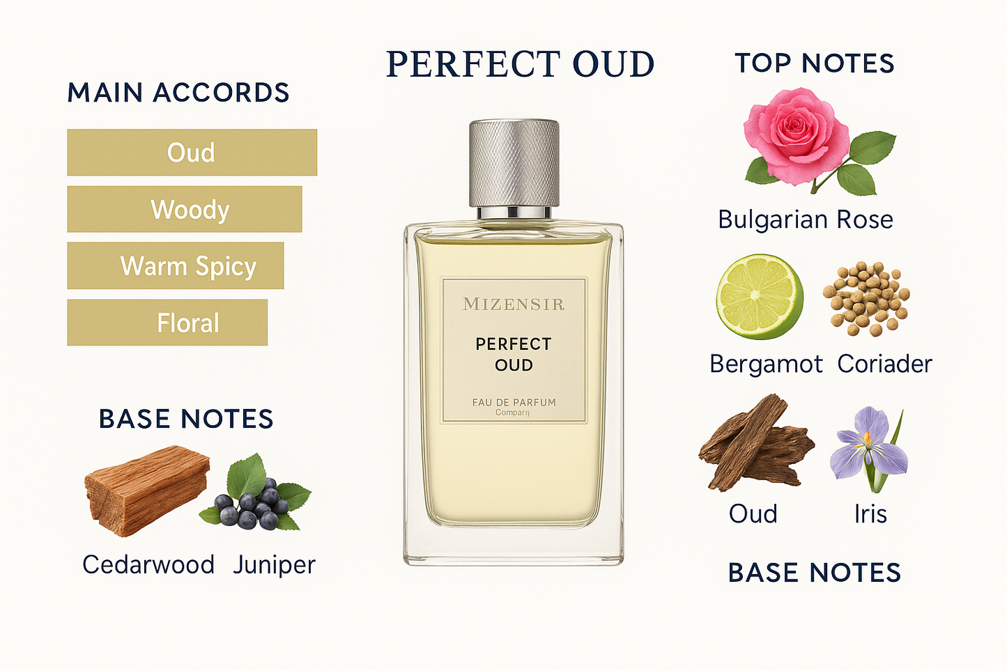 Tester Mizensir Perfect Oud Eau de Parfum 100ml