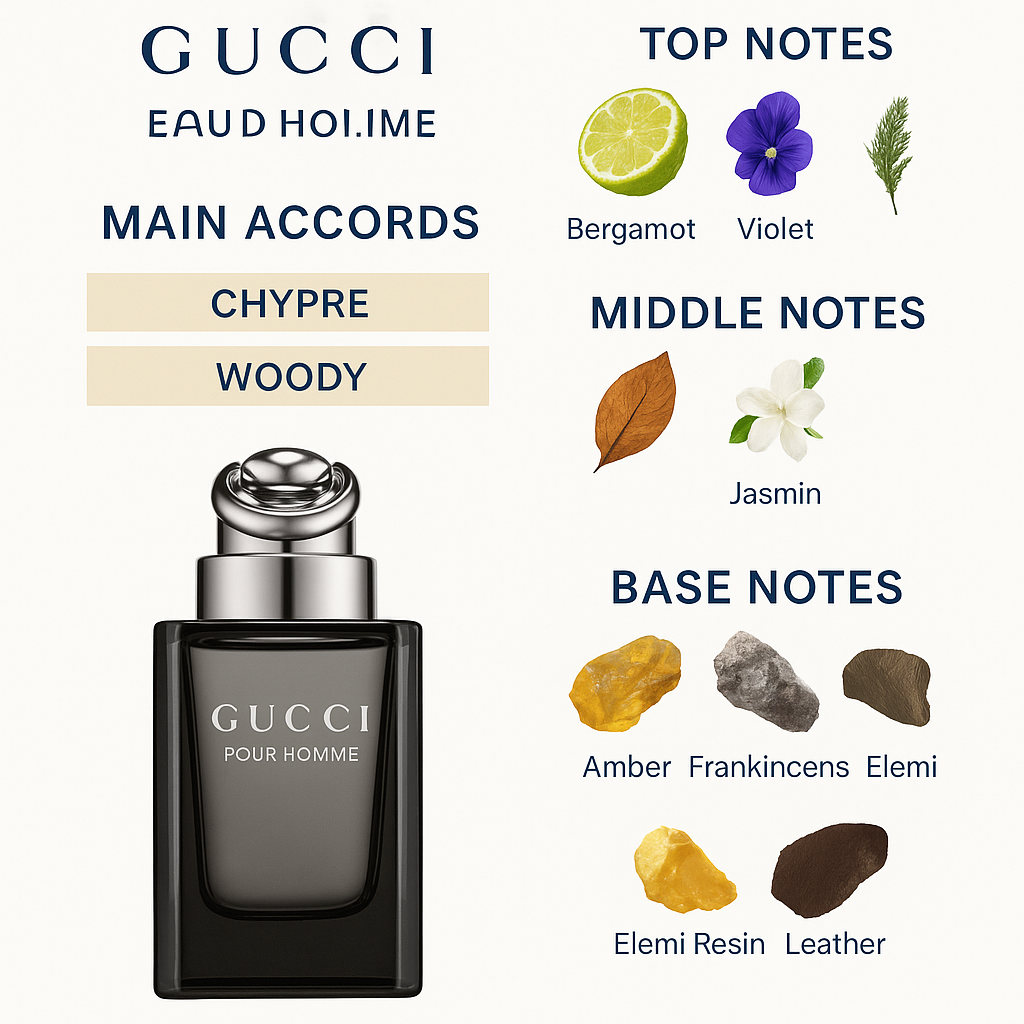 Gucci Pour Homme Eau de Toilette 90ml (Tester)