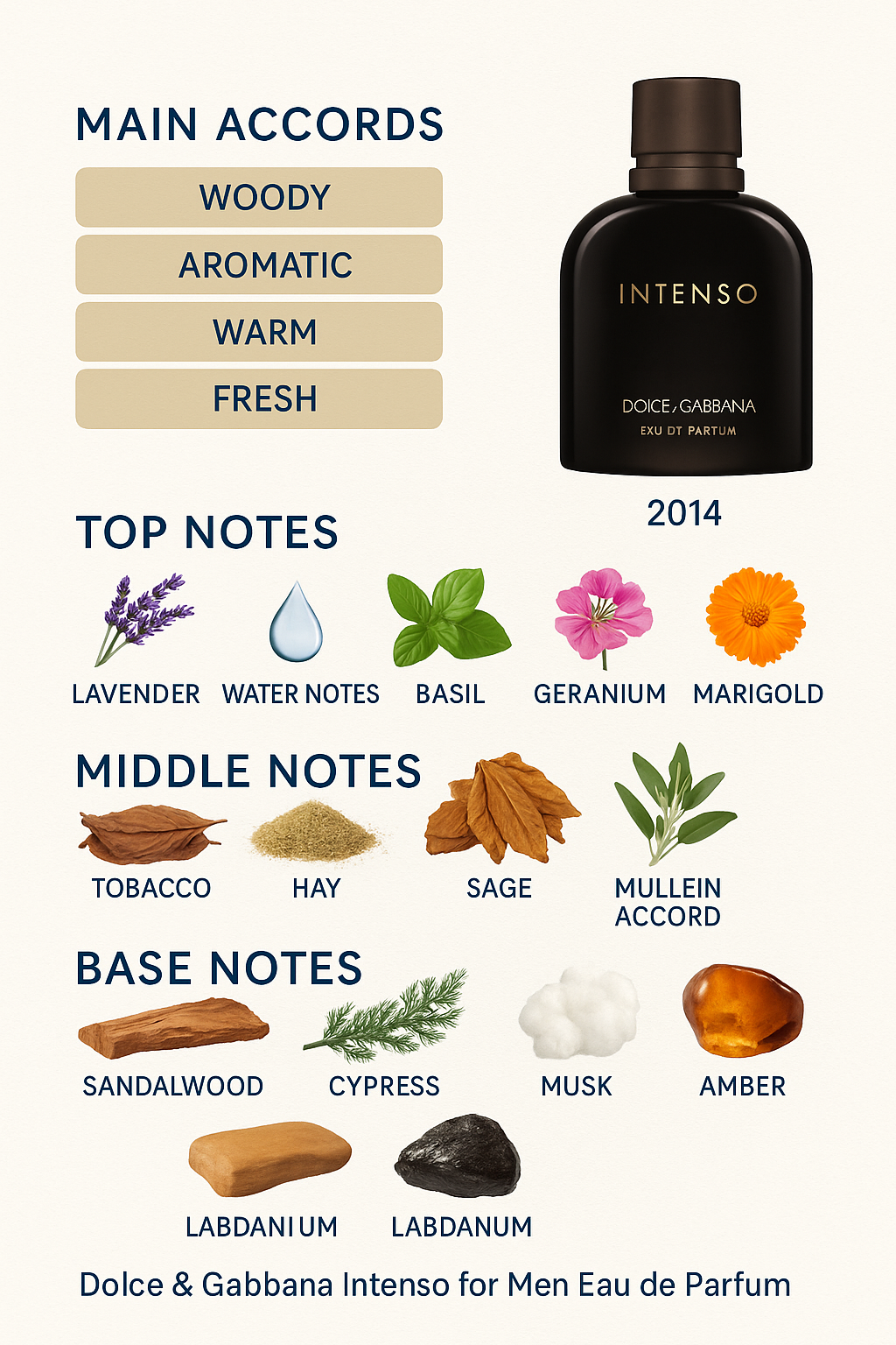 Dolce & Gabbana Intense Eau de Parfum for Men 125ml (Tester)