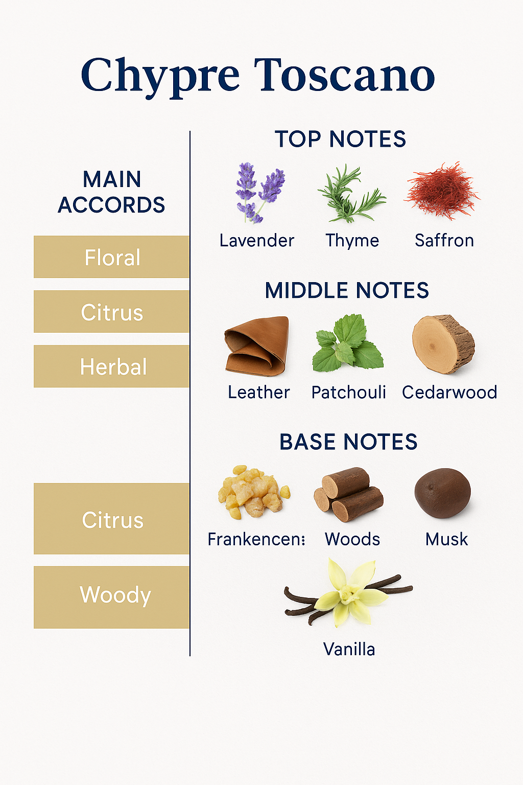 Chypre Toscano by Unique Luxury 100ml (Tester)