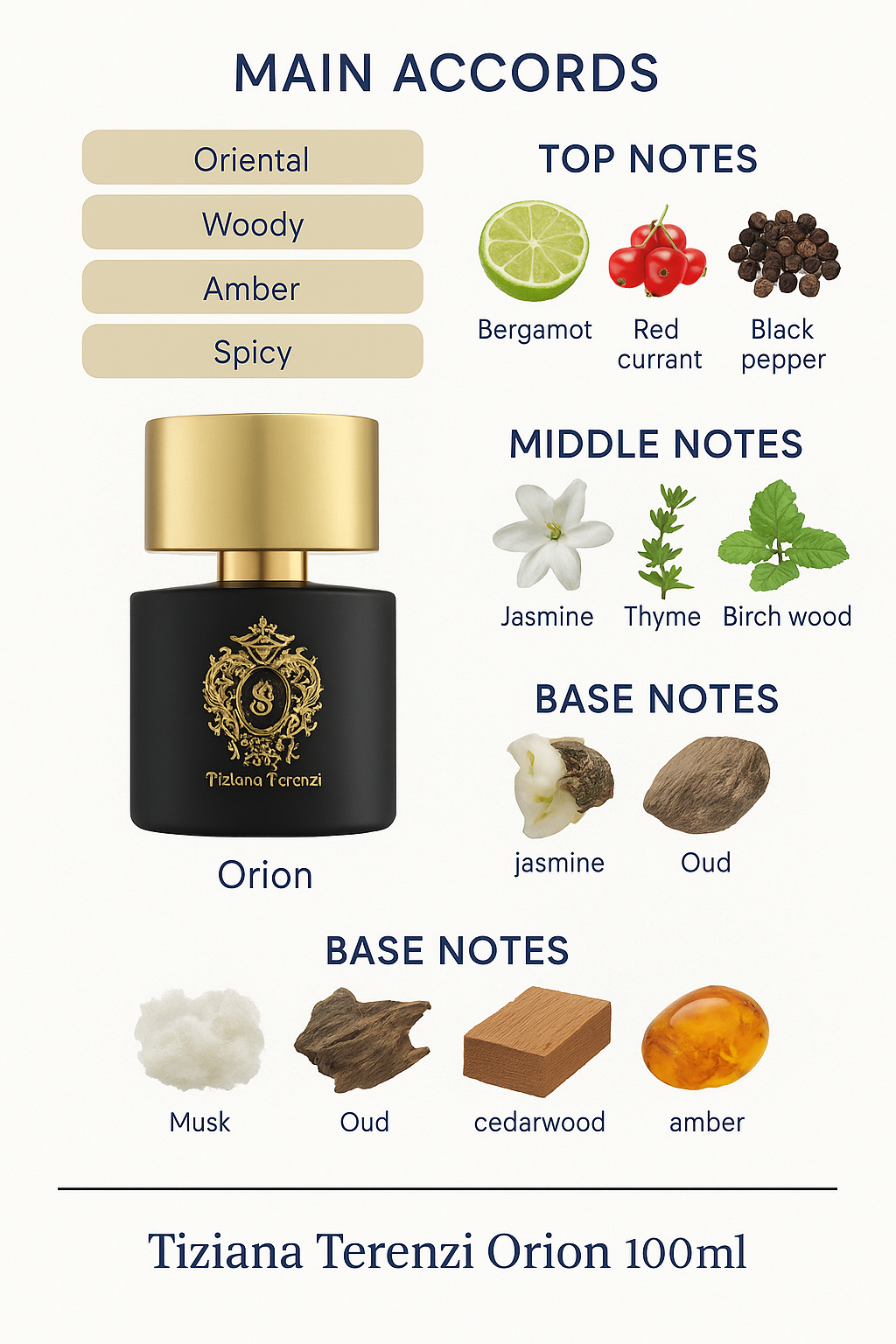 Tiziana Terenzi Orion Extrait de Parfum 100ml.