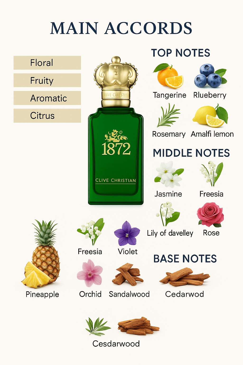 Clive Christian 1872 Women's Eau de Parfum 50ml