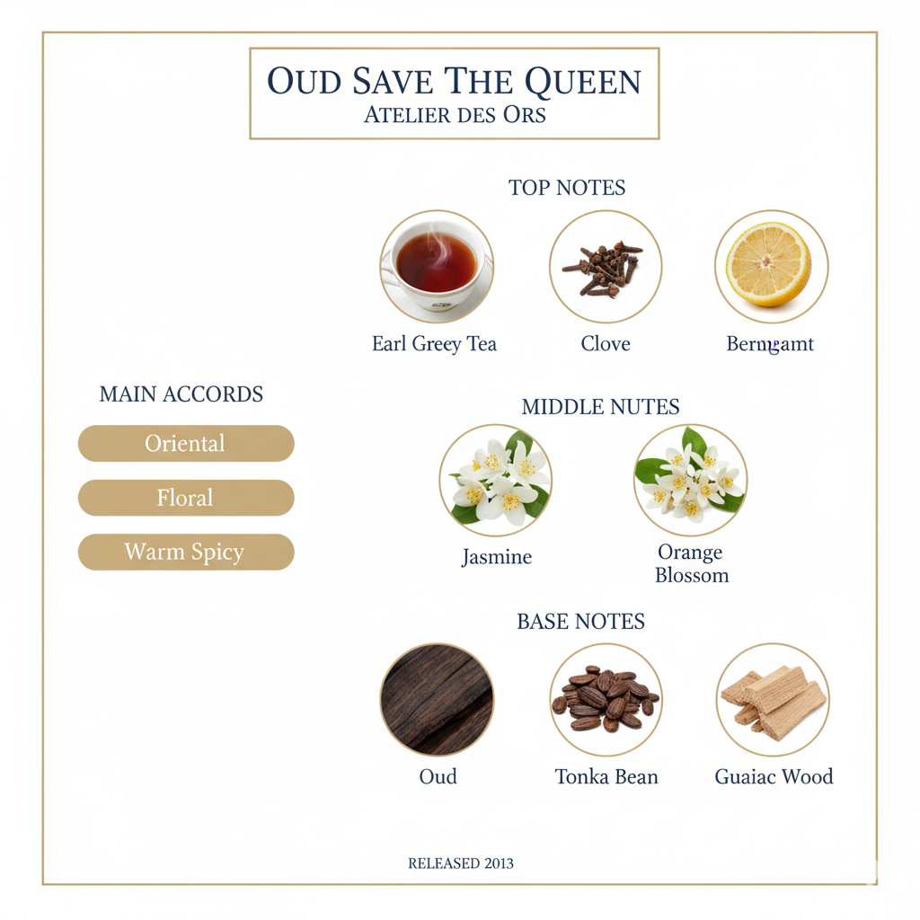 Atkinsons Oud Save The Queen Eau de Parfum 100ml.