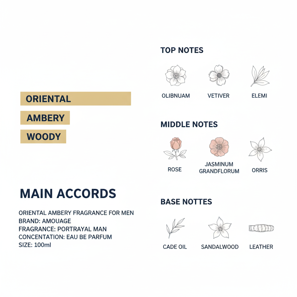 Portrayal by Amouage – A Niche Fragrance for Men