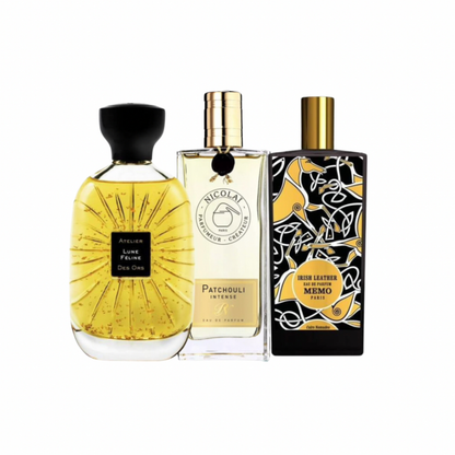 Perfume Color Villain 100ml Perfume Patchouli Intense 100ml Perfume Irish Leather 75ml Perfume