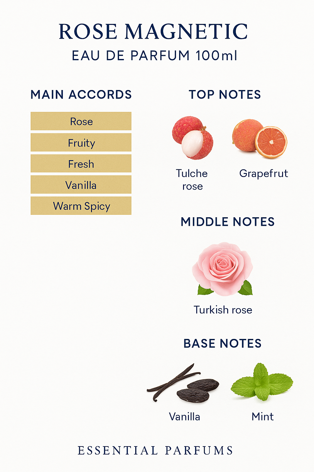 Rose Magnetic Eau de Parfum 100ml