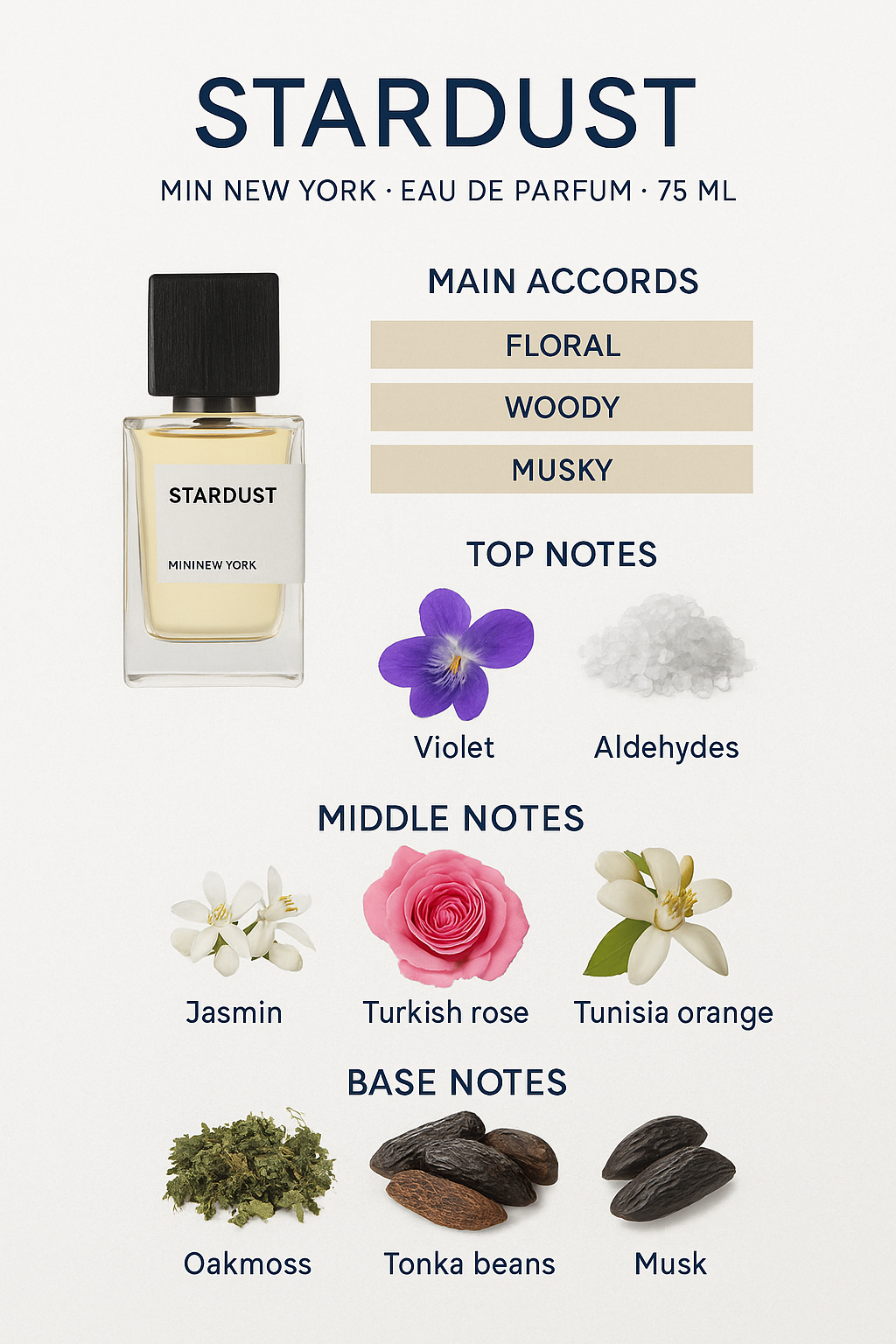 Stardust Min York Eau de Parfum 75ml