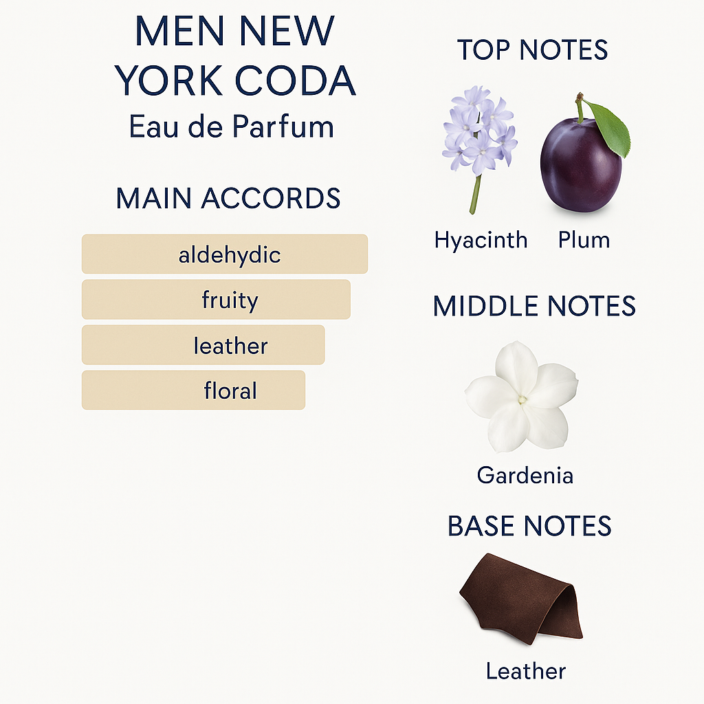 Men New York Coda Eau de Parfum 75ml