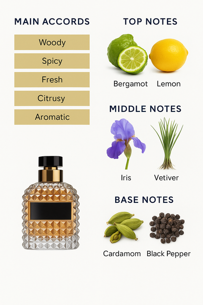 Valentino Uomo Eau de Toilette 100ml