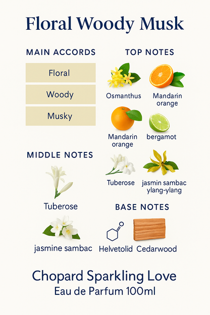 Chopard Sparkling Love for Women Eau de Parfum 100ml (Tester)