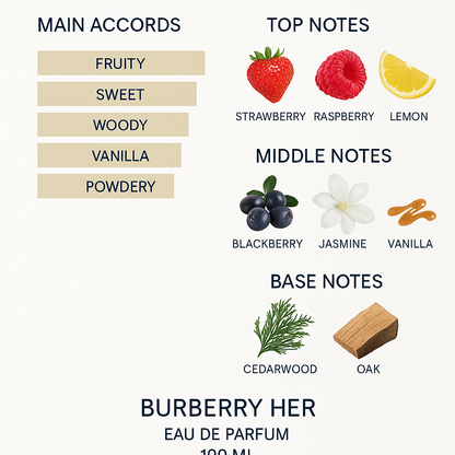 Burberry Her Eau de Parfum for Women 100ml