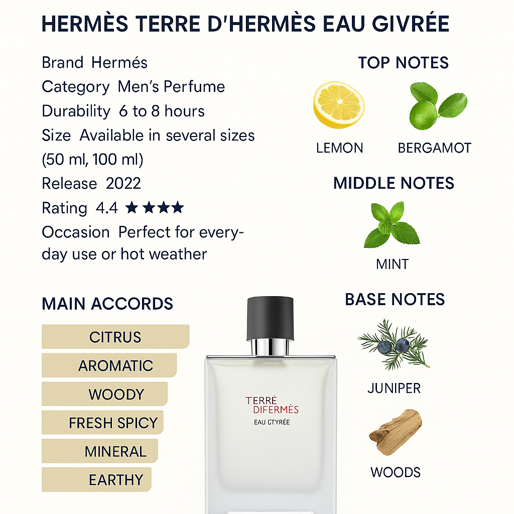 Hermes Terre d'Hermes Eau Giuffre Eau de Parfum 100ml