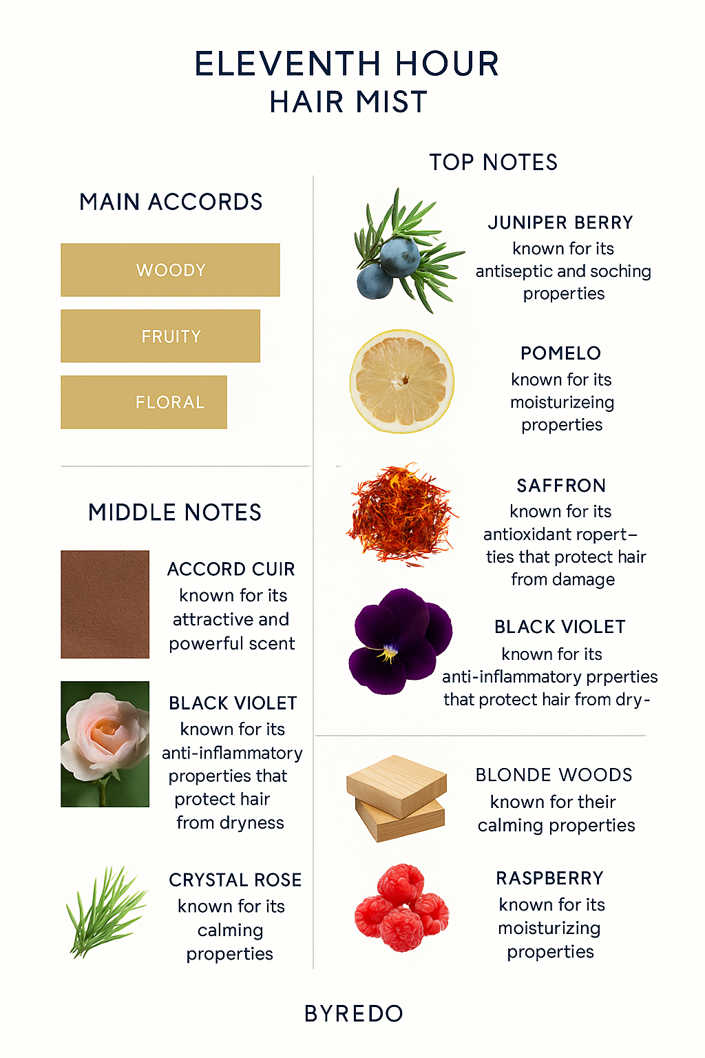 Eleventh or Byredo hair perfume 75ml