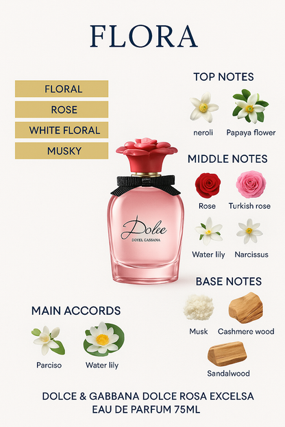 Dolce & Gabbana Dolce Rosa Excelsa Eau de Parfum for Women 75ml