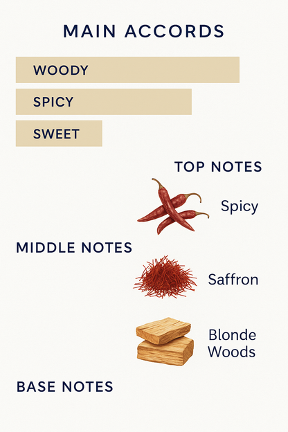 Tester Maison Crevelly Safran Secret Extrait Eau de Parfum 50ml