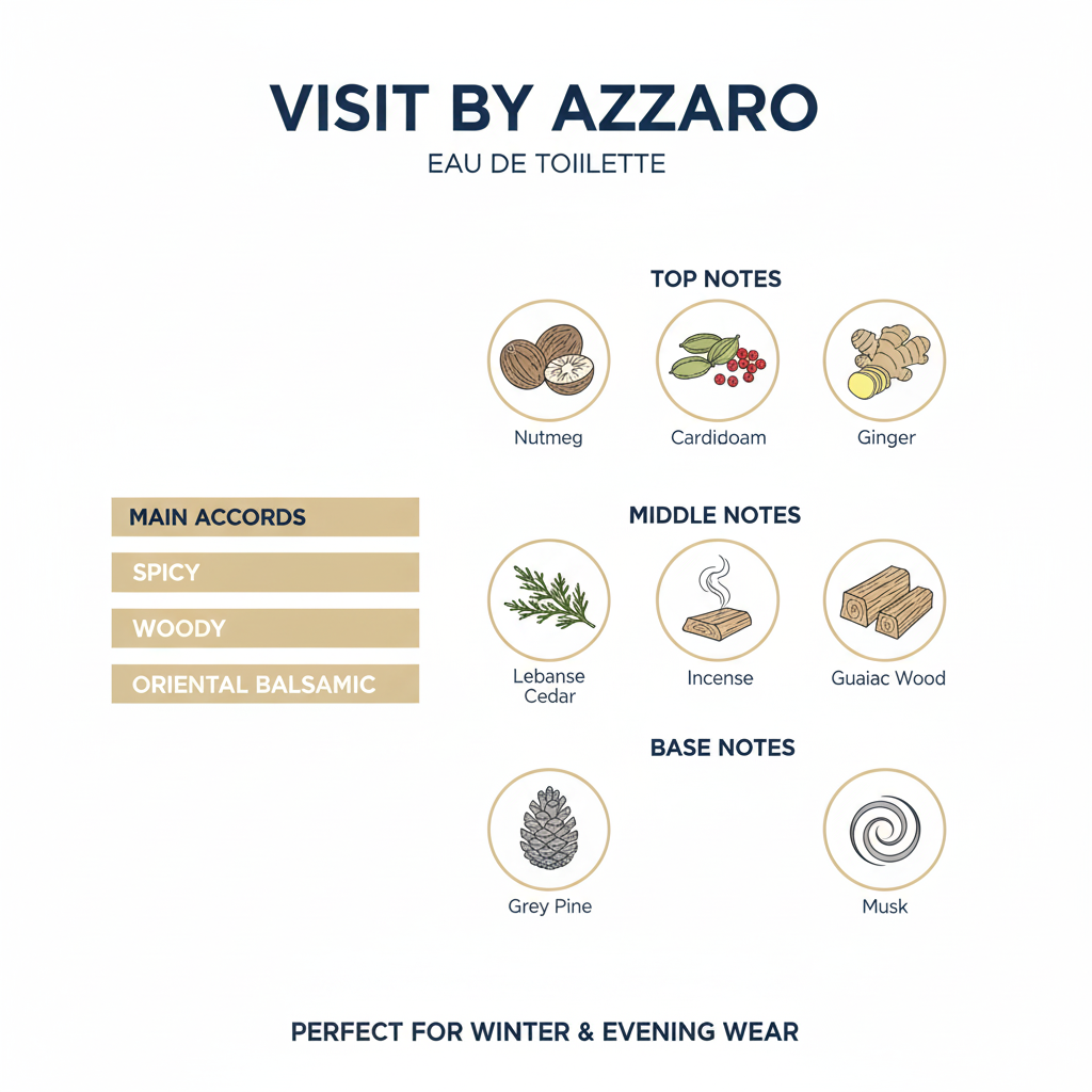 Azzaro Visit Eau de Toilette for Men 100ml