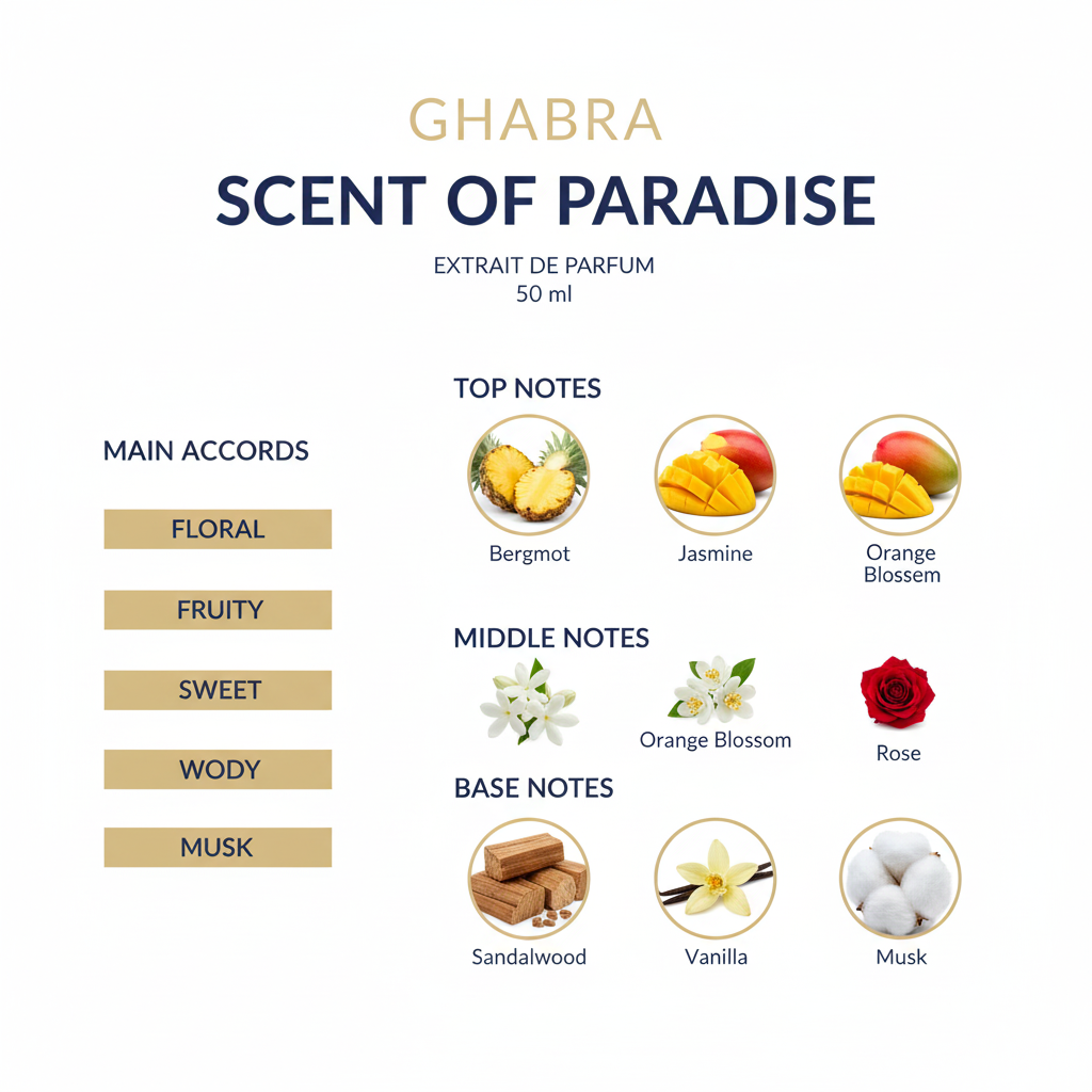 Scent of Paradise by Ghabra Extrait de Parfum Tester
