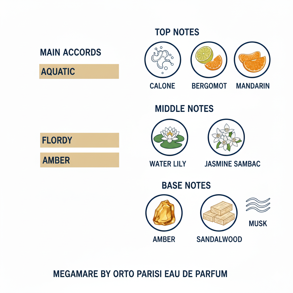 Orto Parisi Megamare Eau de Parfum 50ml.