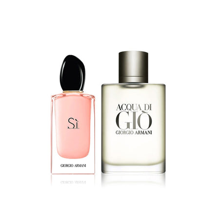 Armani perfume collection for men and women