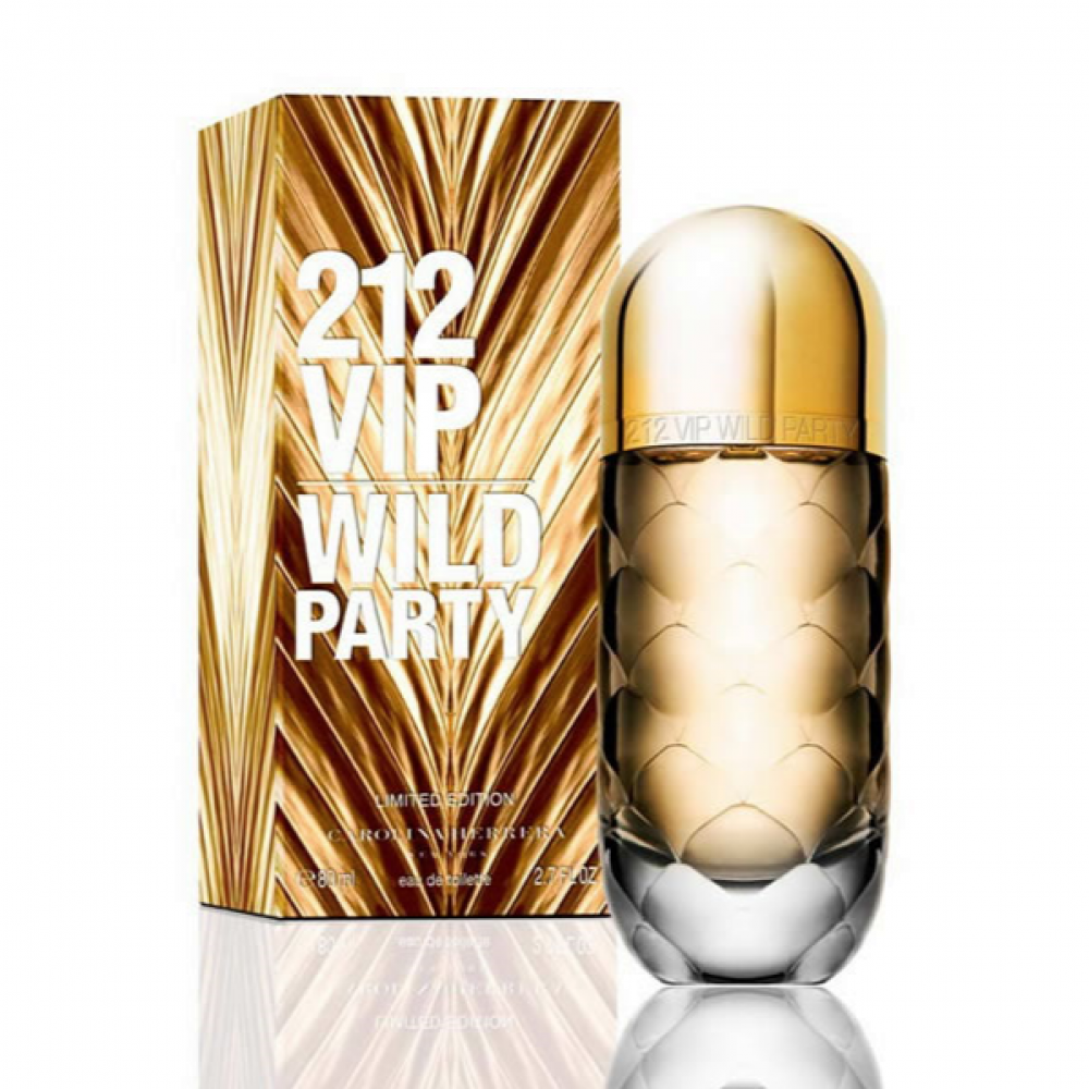Carolina Herrera 212 Vip Wild Party Eau de Toilette for Women 80ml
