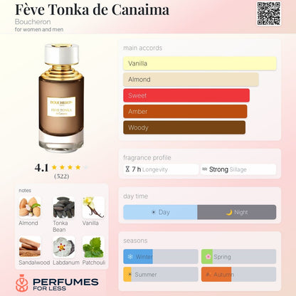 Fève Tonka de Canaima Boucheron for women and men