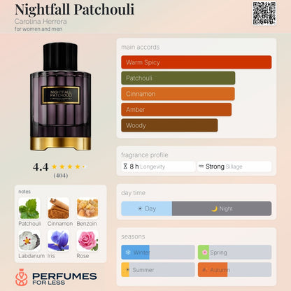 Nightfall Patchouli Carolina Herrera for women and men