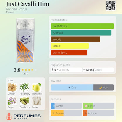 Just Cavalli Him Roberto Cavalli for men