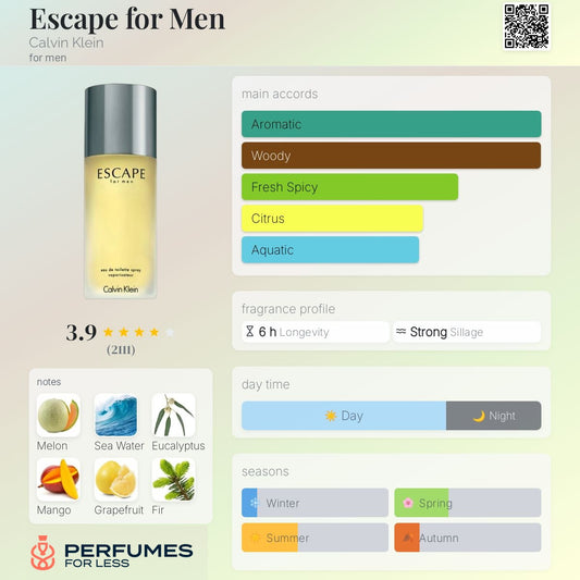 Escape for Men Calvin Klein for men