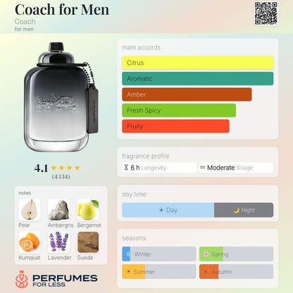 Coach for Men Coach for men