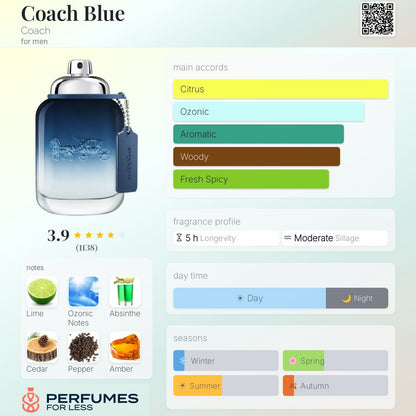 Coach Blue Coach for men