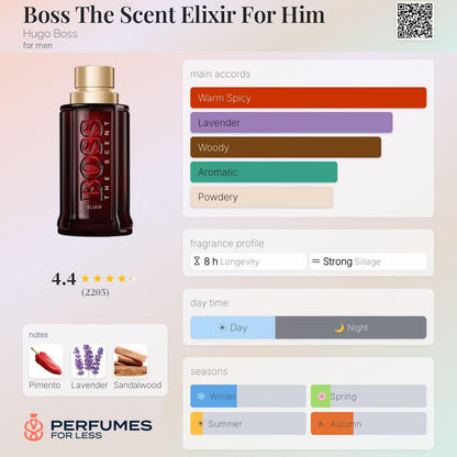 Boss The Scent Elixir For Him Hugo Boss for men