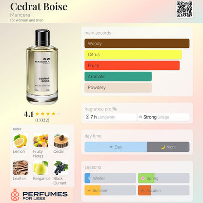 Cedrat Boise Mancera for women and men