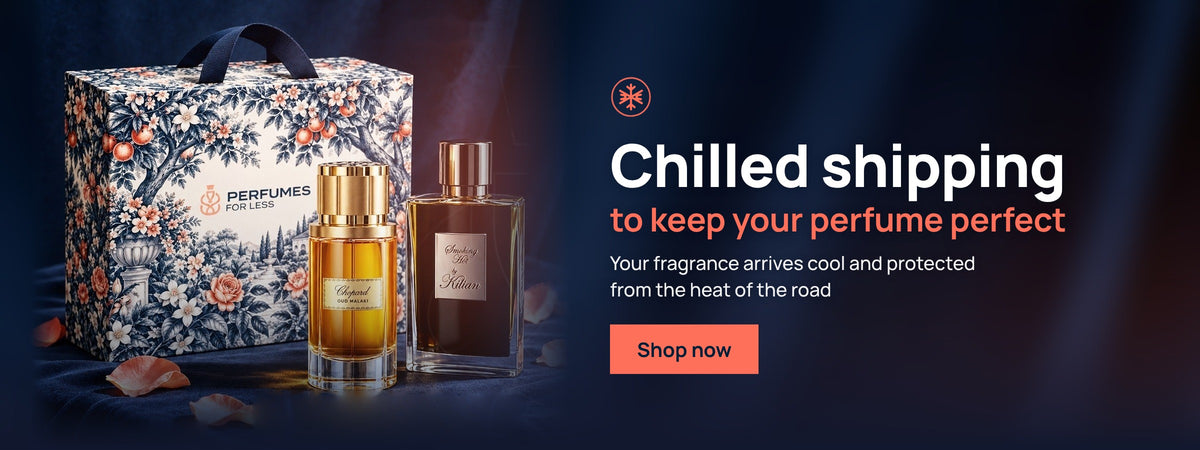 Chilled shipping to keep your perfume perfect, it arrives cool and protected from the heat of the road