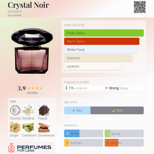 Crystal Noir Versace Eau de toilette For Women