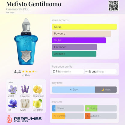 Xerjoff Mefisto Gentiluomo Casamorati 1888 for men