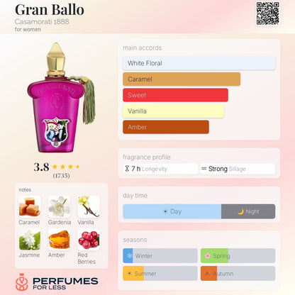 Gran Ballo Xerjoff for women