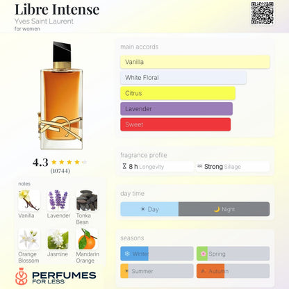 Libre Intense Yves Saint Laurent for women